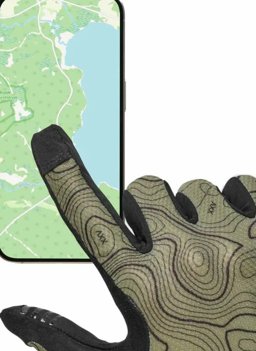 Gripgrab Rebel Full Finger Summer Gloves Olive Green
