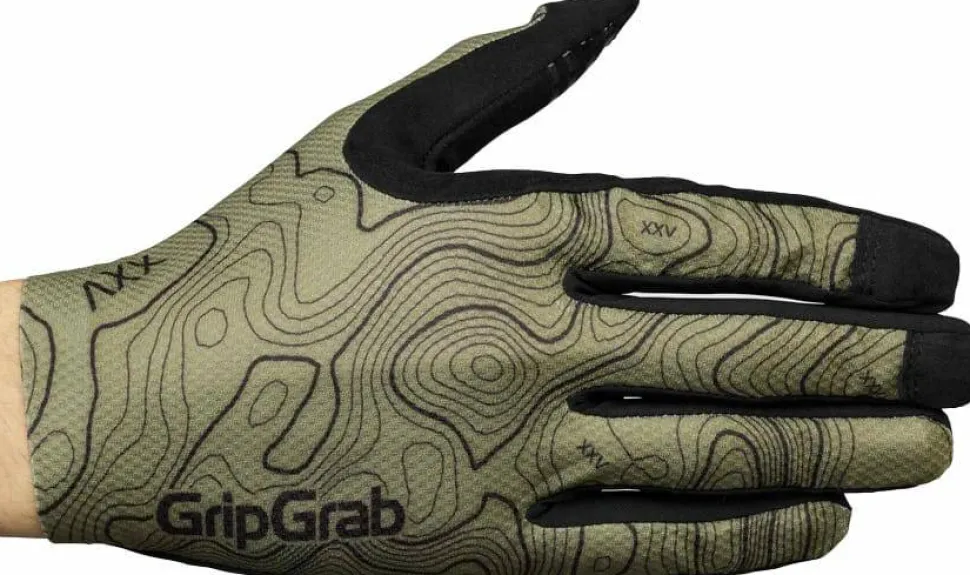 Gripgrab Rebel Full Finger Summer Gloves Olive Green
