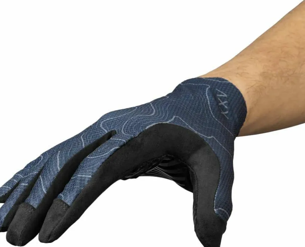 Gripgrab Rebel Full Finger Summer Gloves Navy Blue