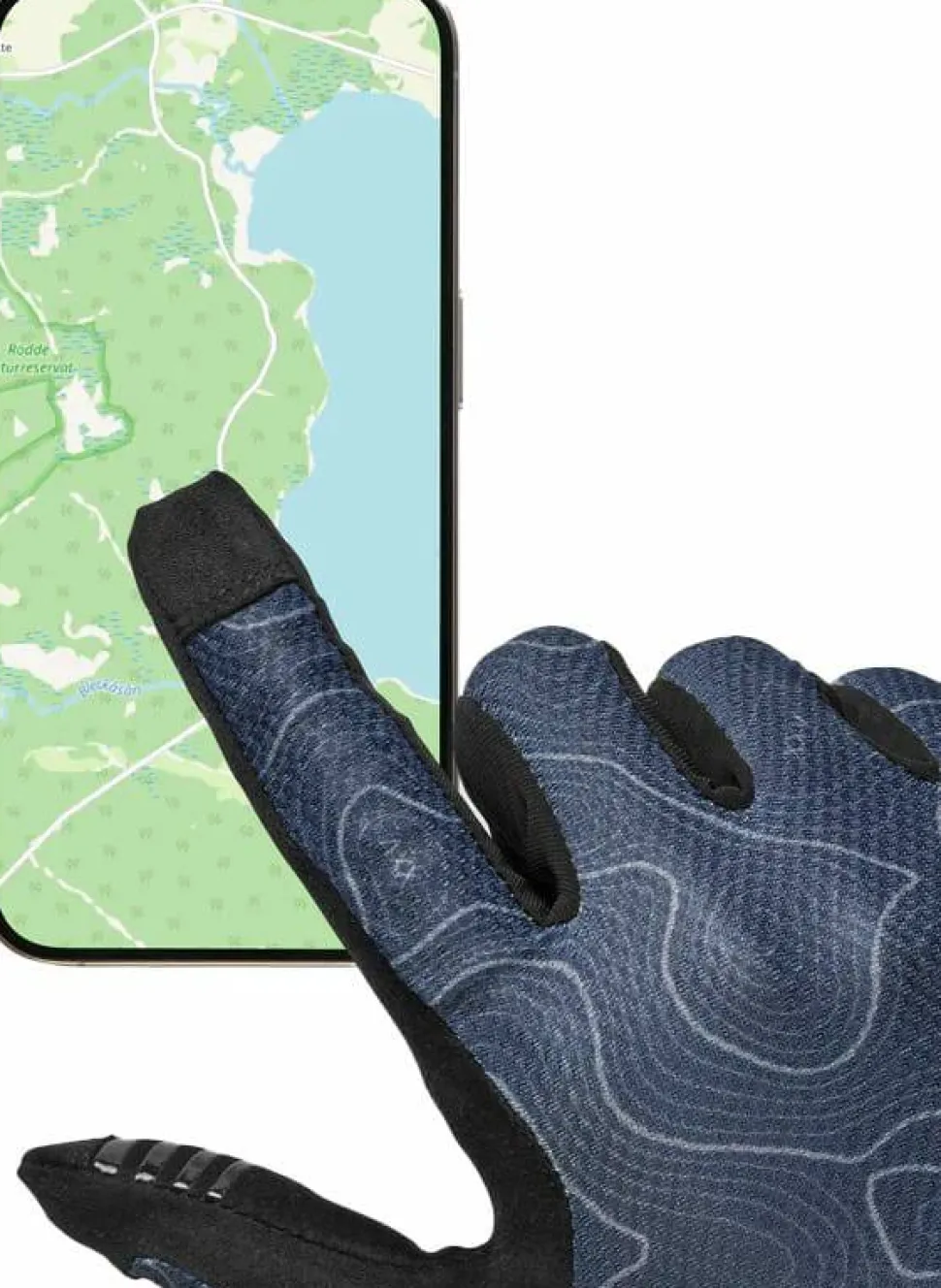 Gripgrab Rebel Full Finger Summer Gloves Navy Blue