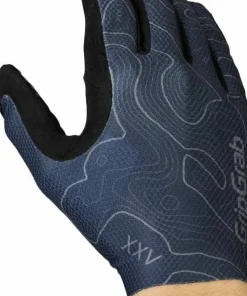 Gripgrab Rebel Full Finger Summer Gloves Navy Blue