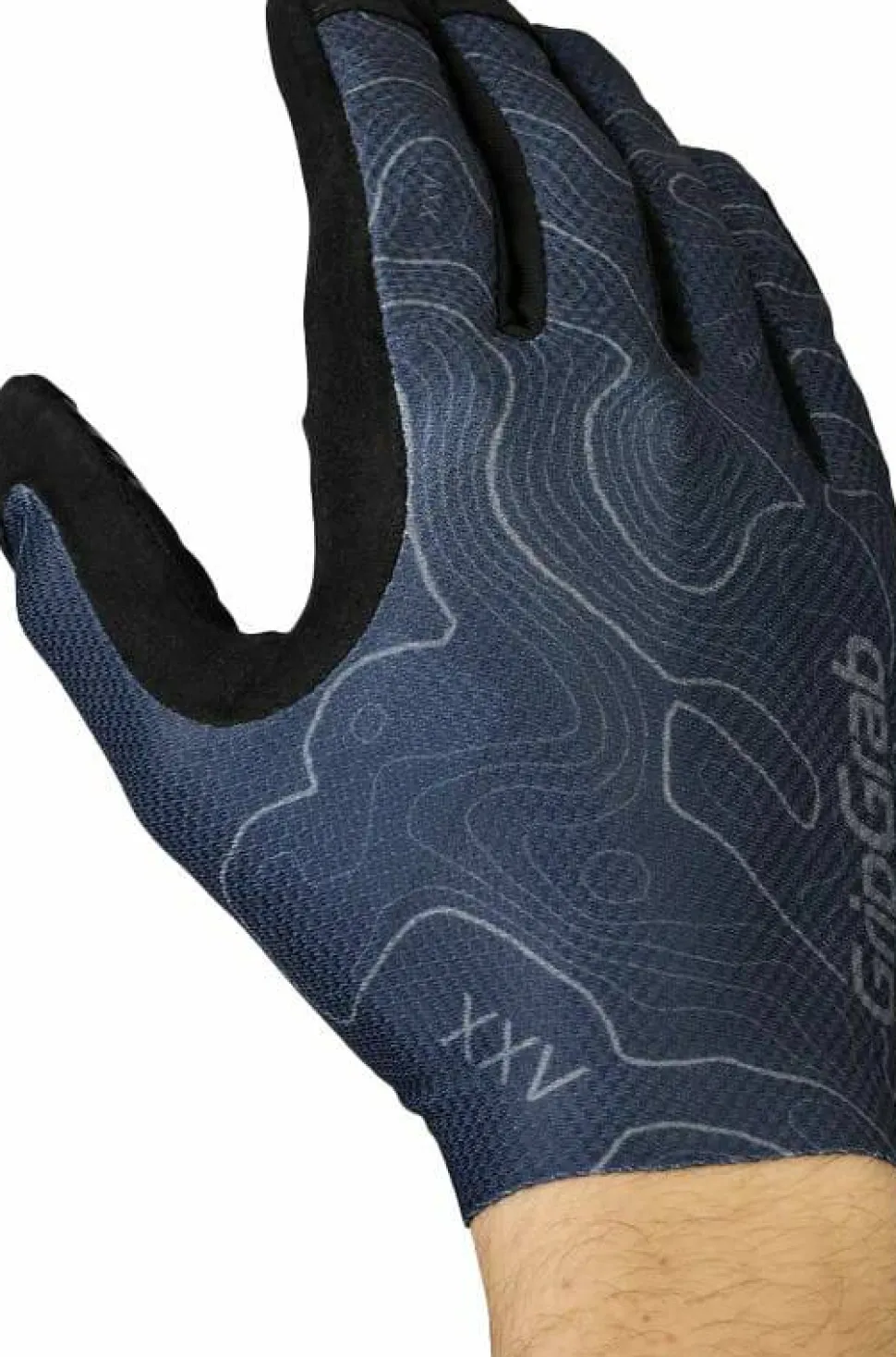 Gripgrab Rebel Full Finger Summer Gloves Navy Blue
