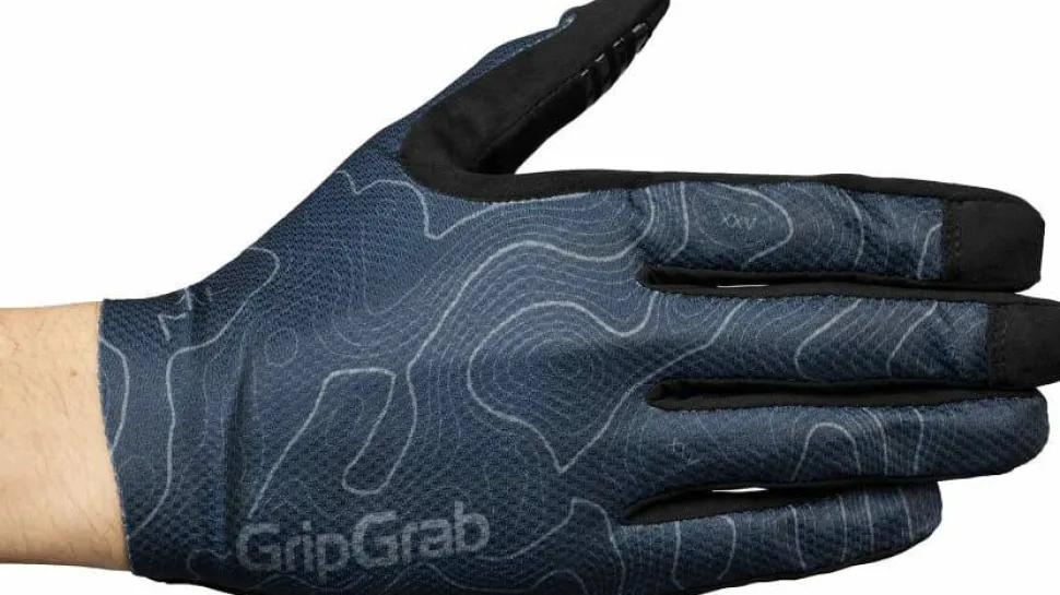 Gripgrab Rebel Full Finger Summer Gloves Navy Blue