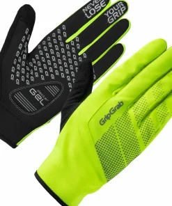 Gripgrab Ride Hi-Vis Windproof Midseason Glove Yellow Hi-vis