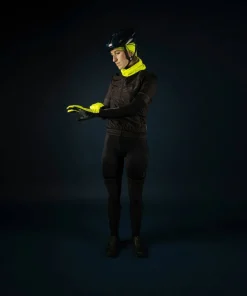 Gripgrab Ride Hi-Vis Windproof Midseason Glove Yellow Hi-vis