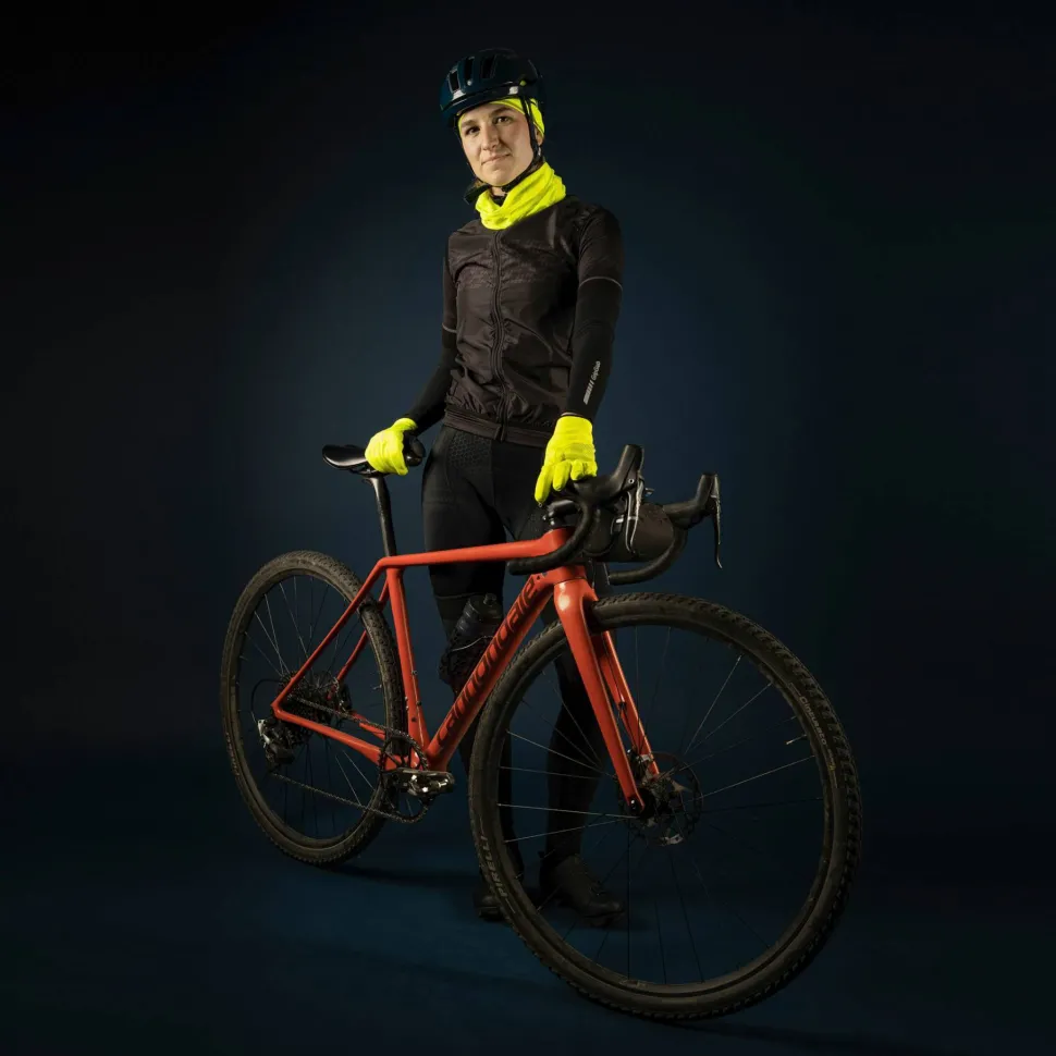 Gripgrab Ride Hi-Vis Windproof Midseason Glove Yellow Hi-vis