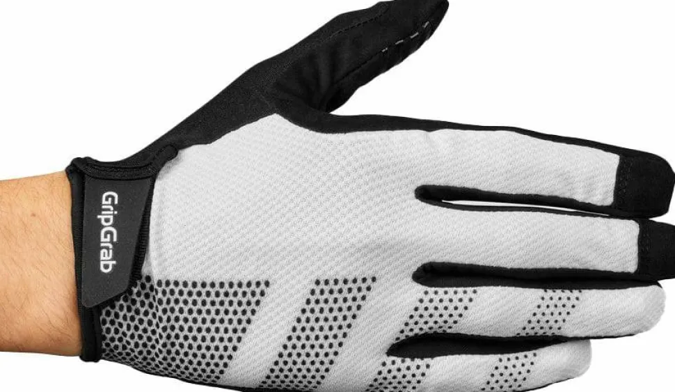 Gripgrab Ride Lite Padded Full Finger Summer Gloves White