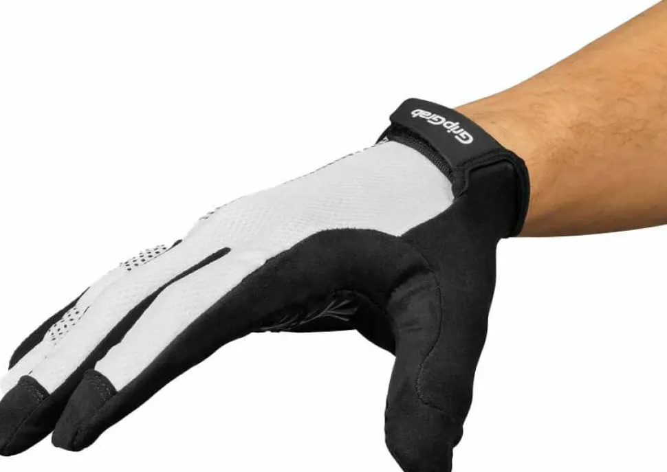 Gripgrab Ride Lite Padded Full Finger Summer Gloves White
