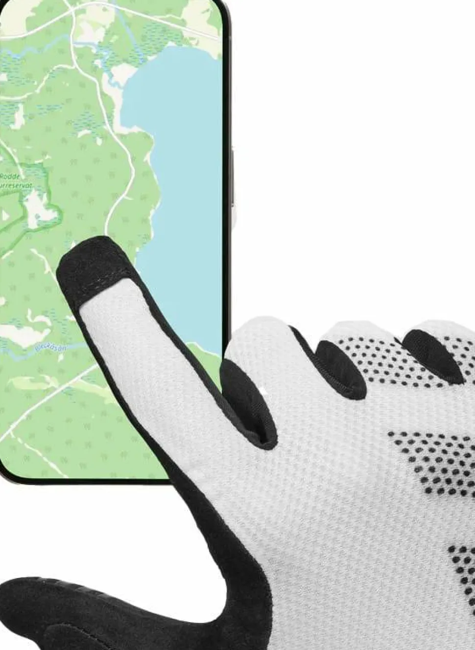 Gripgrab Ride Lite Padded Full Finger Summer Gloves White