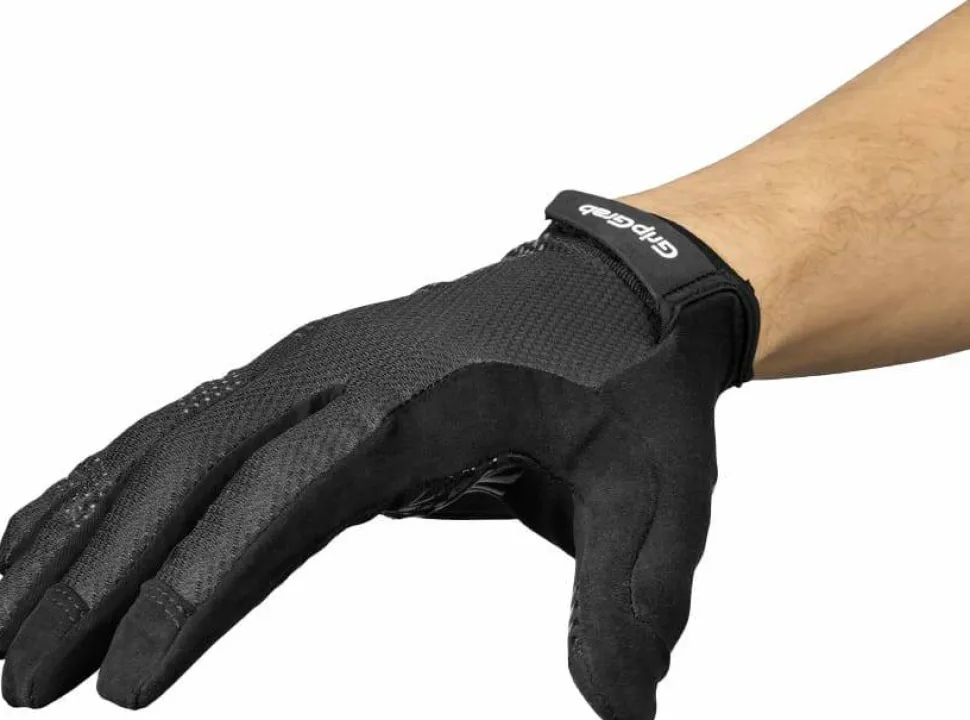 Gripgrab Ride Lite Padded Full Finger Summer Gloves Black