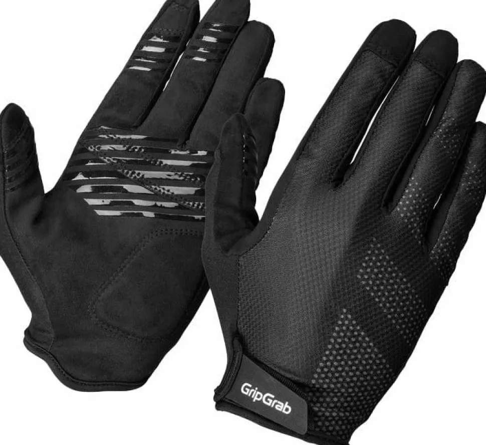 Gripgrab Ride Lite Padded Full Finger Summer Gloves Black