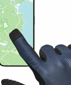 Gripgrab Ride Lite Padded Full Finger Summer Gloves Navy Blue