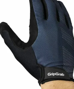 Gripgrab Ride Lite Padded Full Finger Summer Gloves Navy Blue