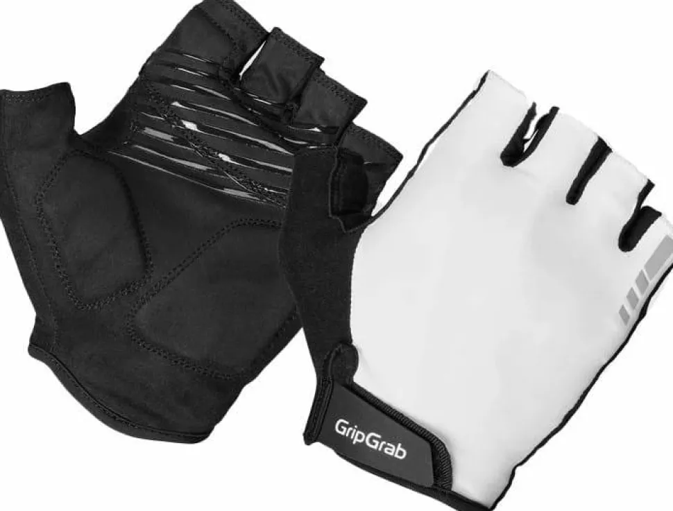Gripgrab Ride Padded Short Finger Summer Gloves White