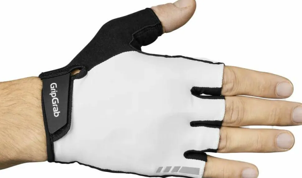 Gripgrab Ride Padded Short Finger Summer Gloves White