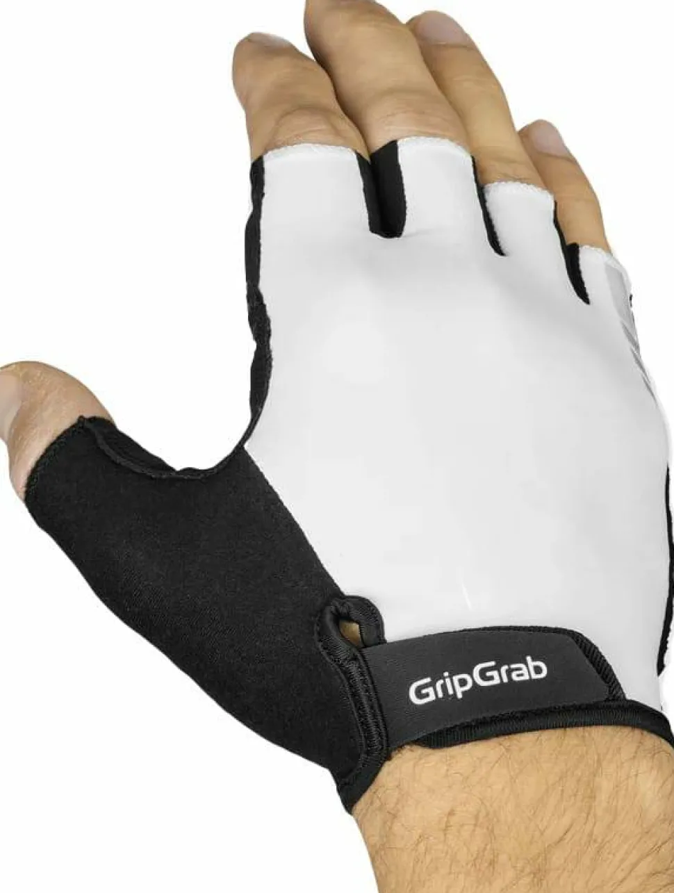 Gripgrab Ride Padded Short Finger Summer Gloves White
