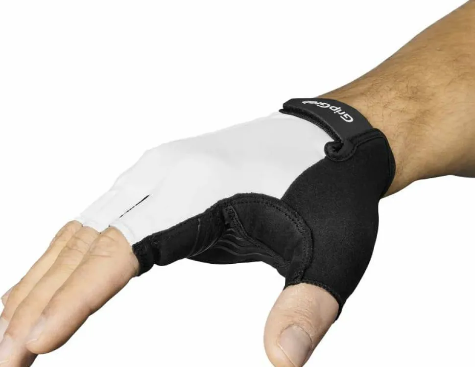 Gripgrab Ride Padded Short Finger Summer Gloves White