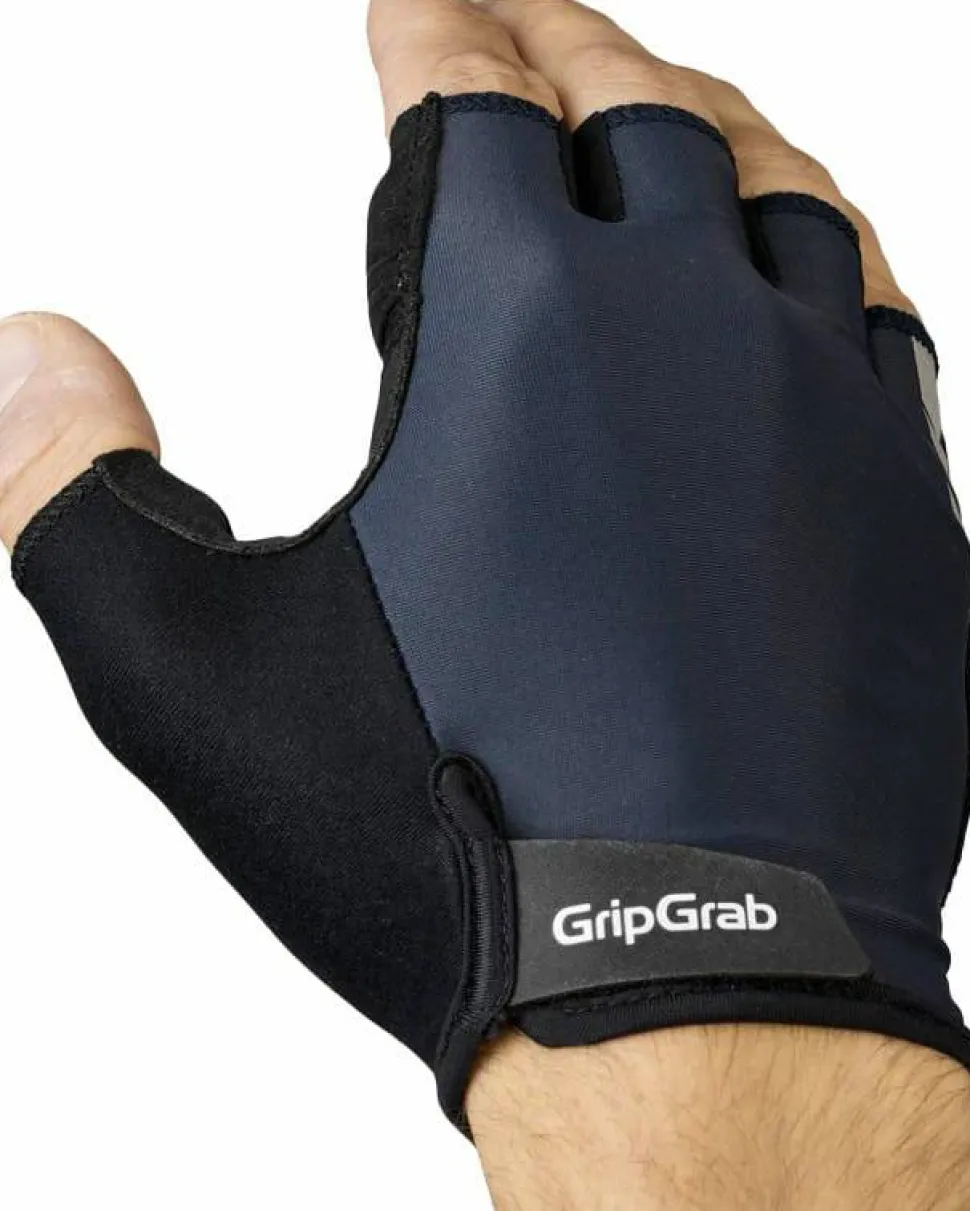 Gripgrab Ride Padded Short Finger Summer Gloves Navy Blue