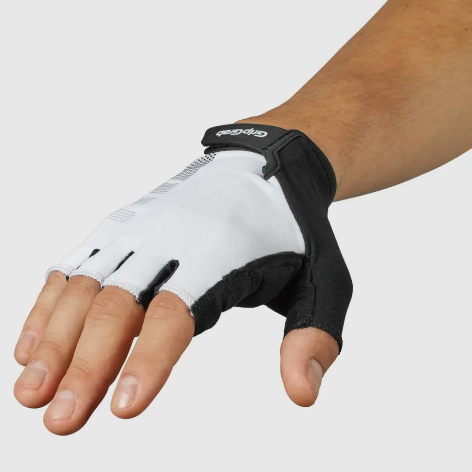 Gripgrab Ride RC Lite Padded Short Finger Summer Gloves White