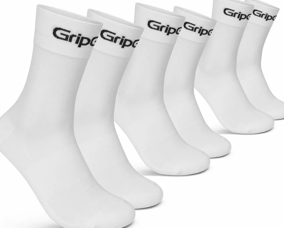 Gripgrab RIDE Regular Cut Socks 3-Pack White
