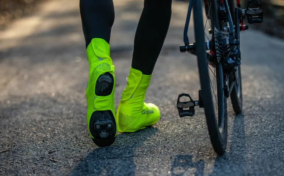 Gripgrab Ride Waterproof Hi-Vis Shoe Cover Yellow Hi-Vis