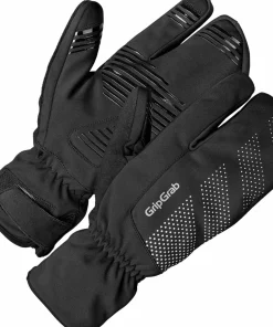 Gripgrab Ride Windproof Deep Winter Lobster Gloves Black