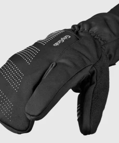 Gripgrab Ride Windproof Deep Winter Lobster Gloves Black