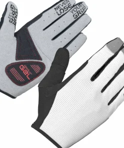 Gripgrab Shark Padded Full Finger Glove White