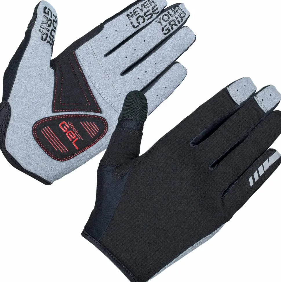 Gripgrab Shark Padded Full Finger Glove Black