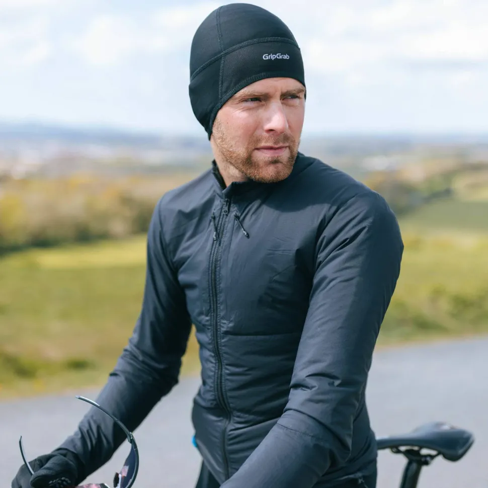 Gripgrab Skull Cap Windster Black