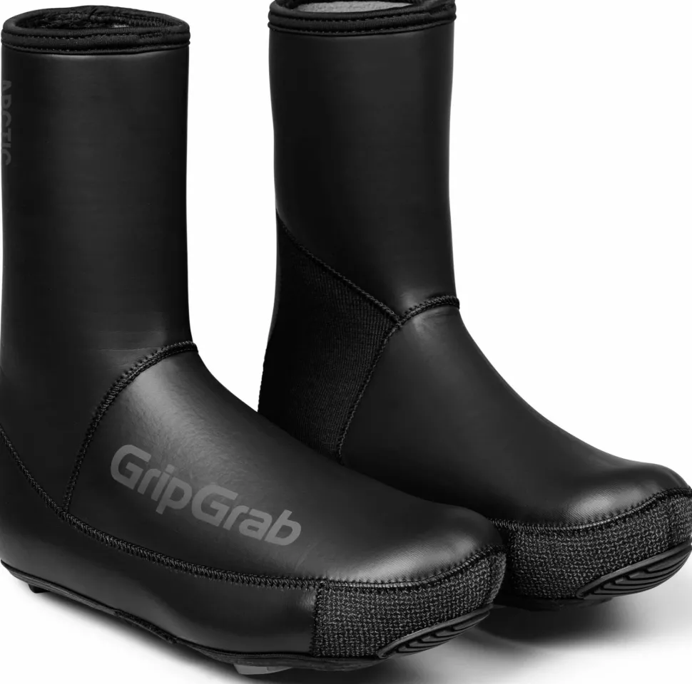 Gripgrab Unisex Gripgrab Arctic 2 Waterproof Deep Winter Road Shoe Covers Black