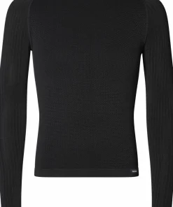 Gripgrab Unisex PACR Spring-Autumn Seamless Long Sleeve Base Layer Black