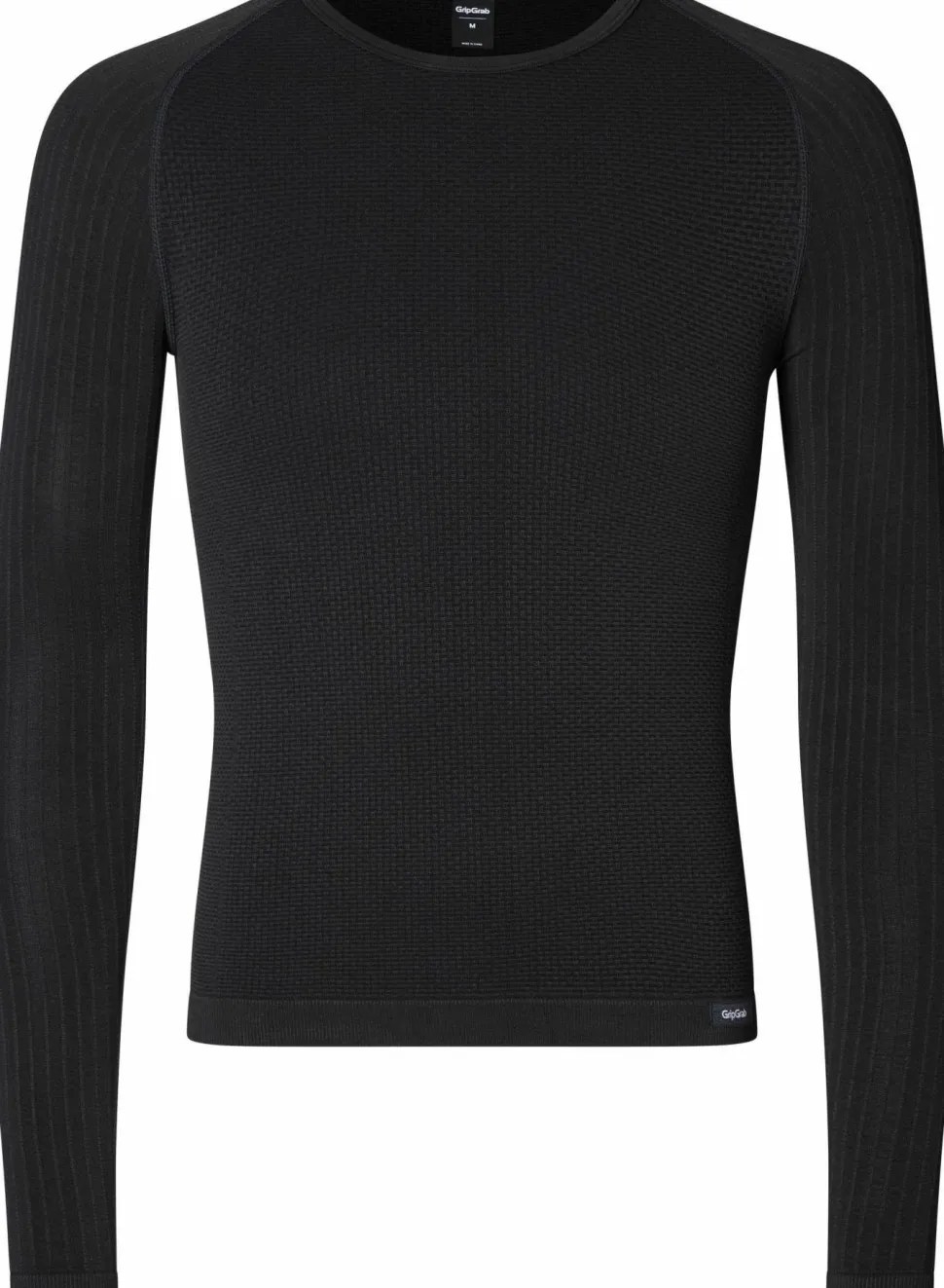 Gripgrab Unisex PACR Spring-Autumn Seamless Long Sleeve Base Layer Black