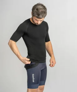Gripgrab Unisex PACR Spring-Autumn Seamless Short Sleeve Base Layer Black