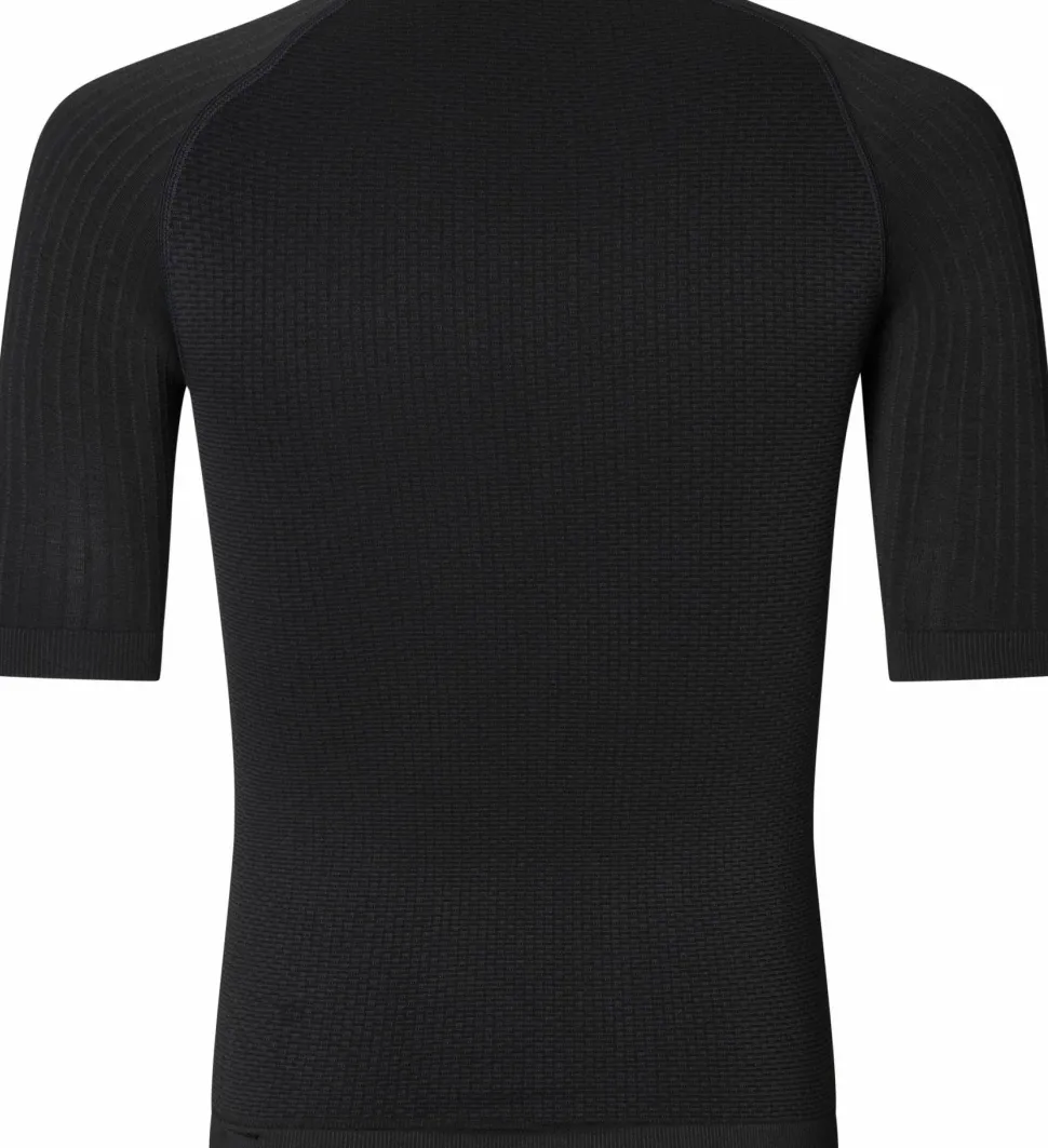 Gripgrab Unisex PACR Spring-Autumn Seamless Short Sleeve Base Layer Black