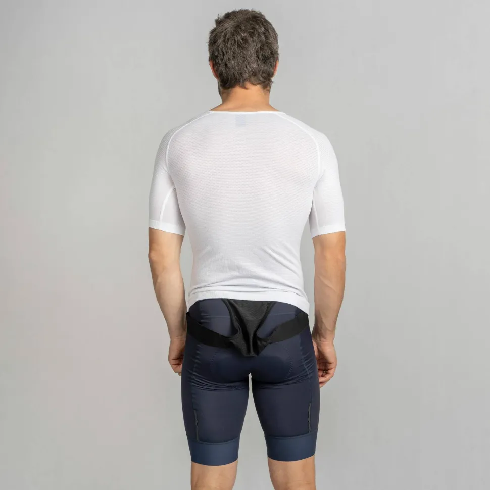 Gripgrab Unisex PACR Ultralight Seamless Short Sleeve Base Layer White