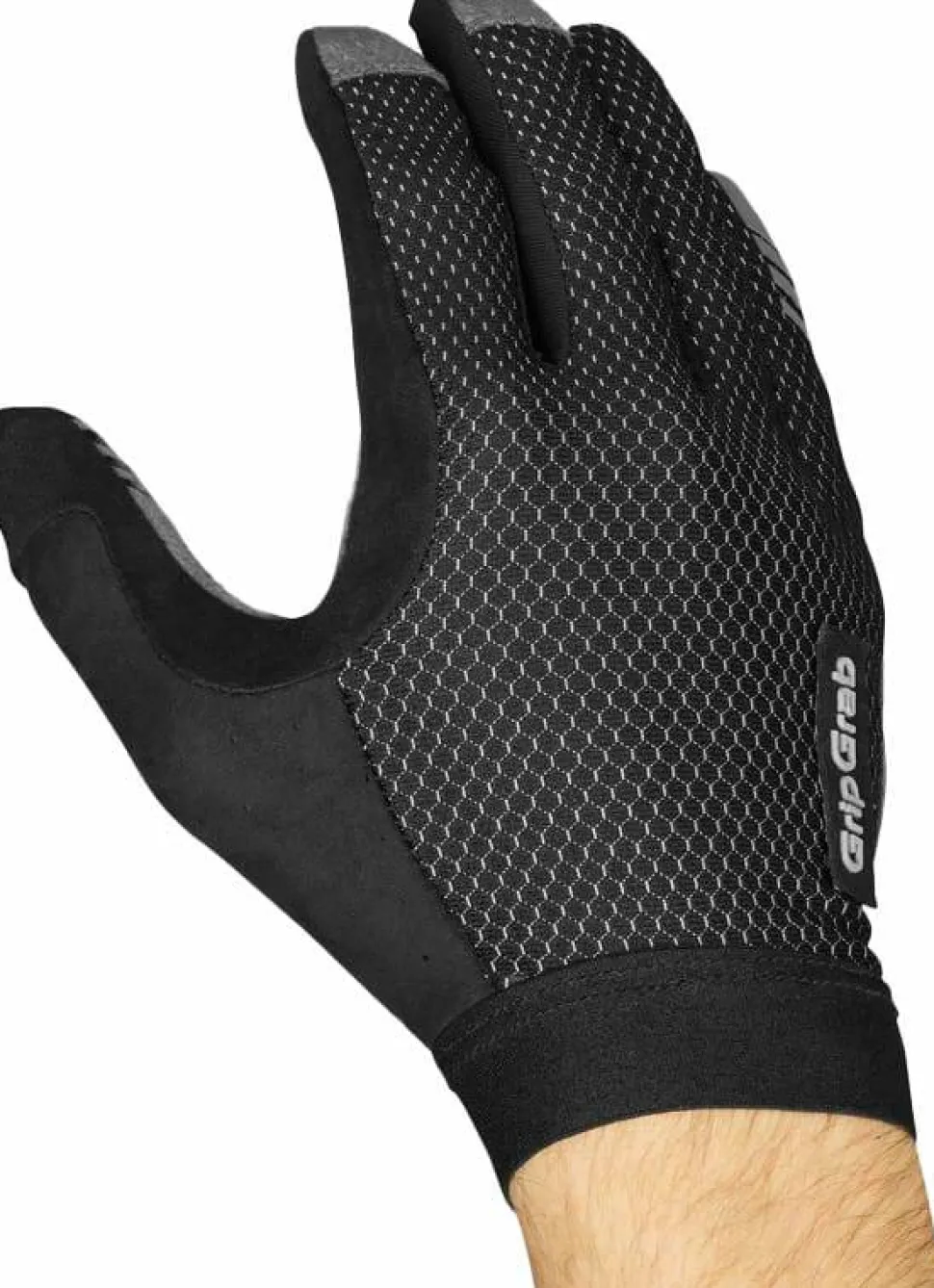 Gripgrab Vertical 2 Insidegrip™ Full Finger Summer Gloves Black