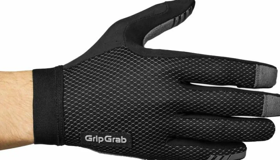 Gripgrab Vertical 2 Insidegrip™ Full Finger Summer Gloves Black