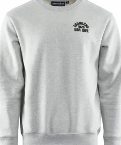 Grundéns Men's 1926 Crew Sweatshirt Lightgrey