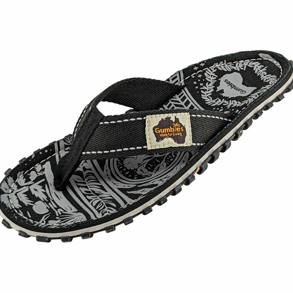 Gumbies Unisex Islander Classic Black
