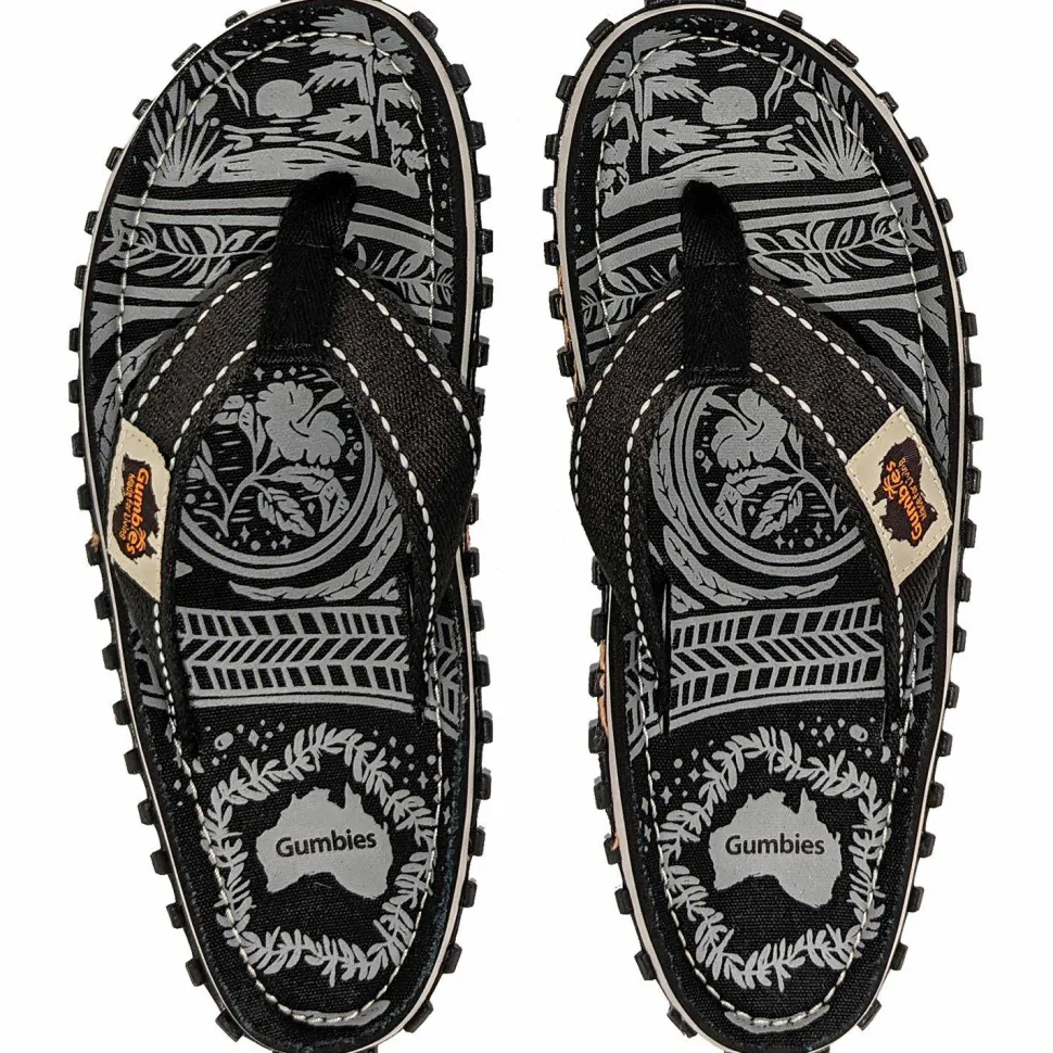 Gumbies Unisex Islander Classic Black