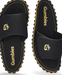 Gumbies Unisex Strider Slides Black