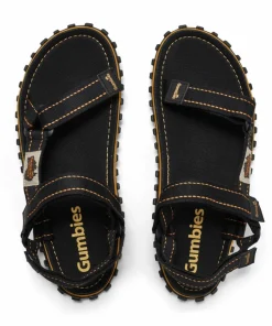 Gumbies Unisex Tracker Sandals Black