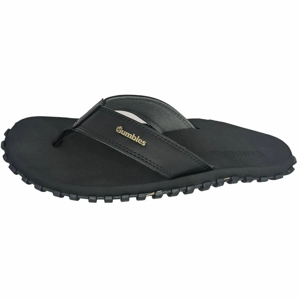 Gumbies Vegovert Flip-Flops Black