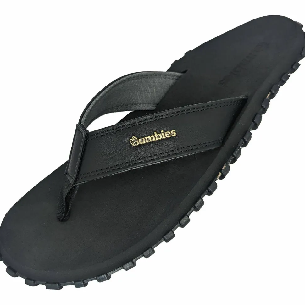 Gumbies Vegovert Flip-Flops Black