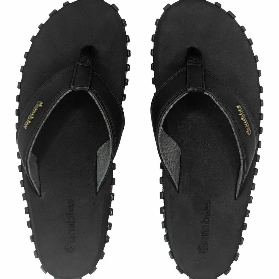 Gumbies Vegovert Flip-Flops Black