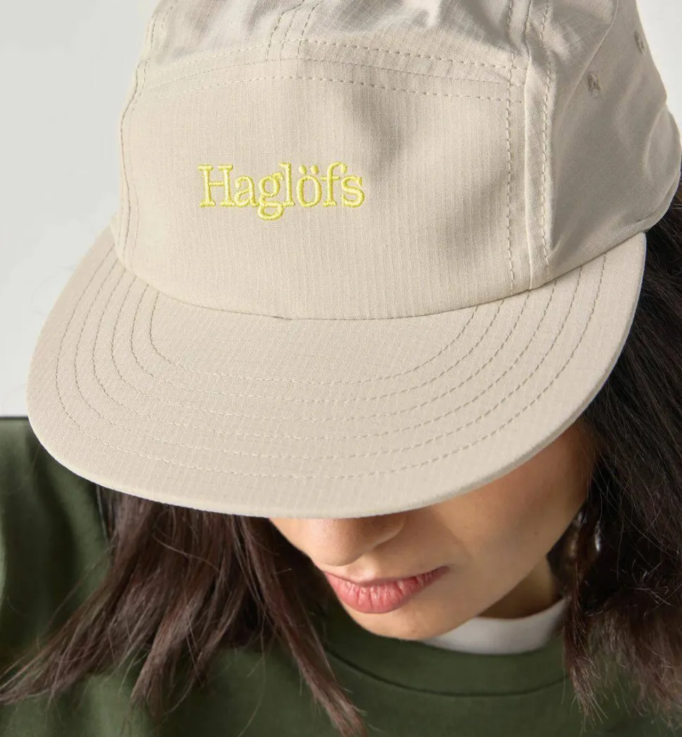 Haglöfs Brand Five Panel Cap Chalk Beige