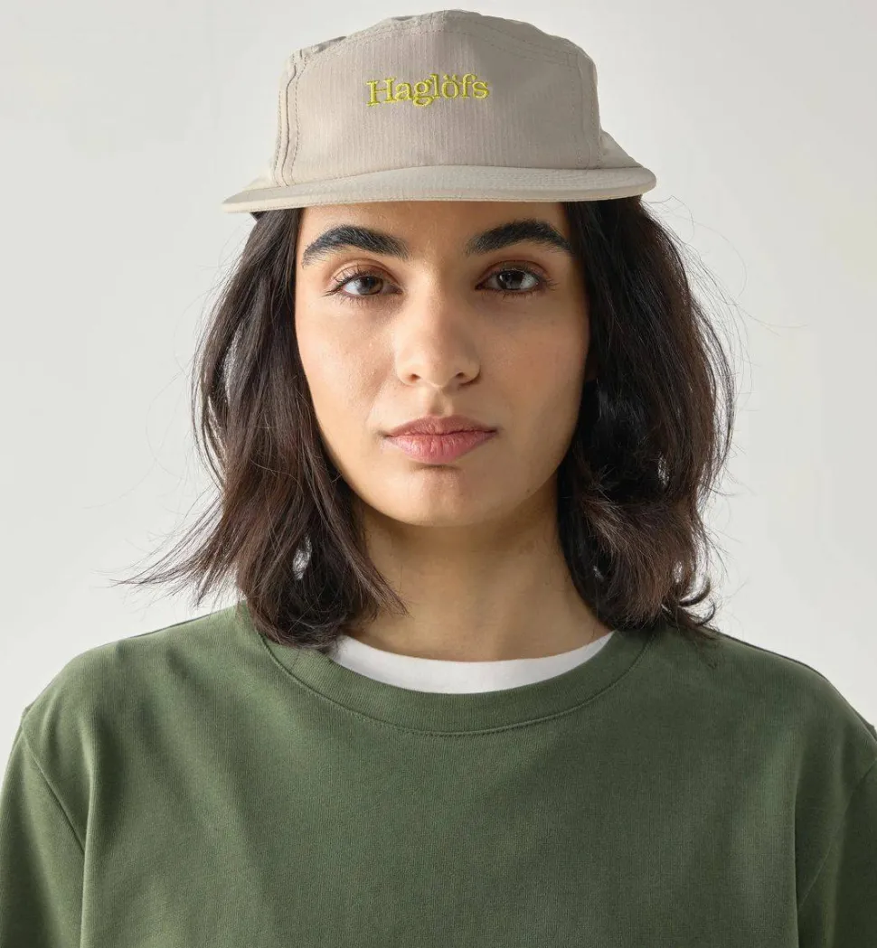 Haglöfs Brand Five Panel Cap Chalk Beige