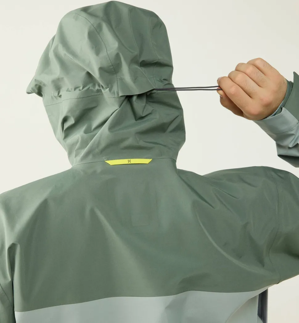 Haglöfs Men's Front Proof II Jacket Chlorophyll Green/dew Green