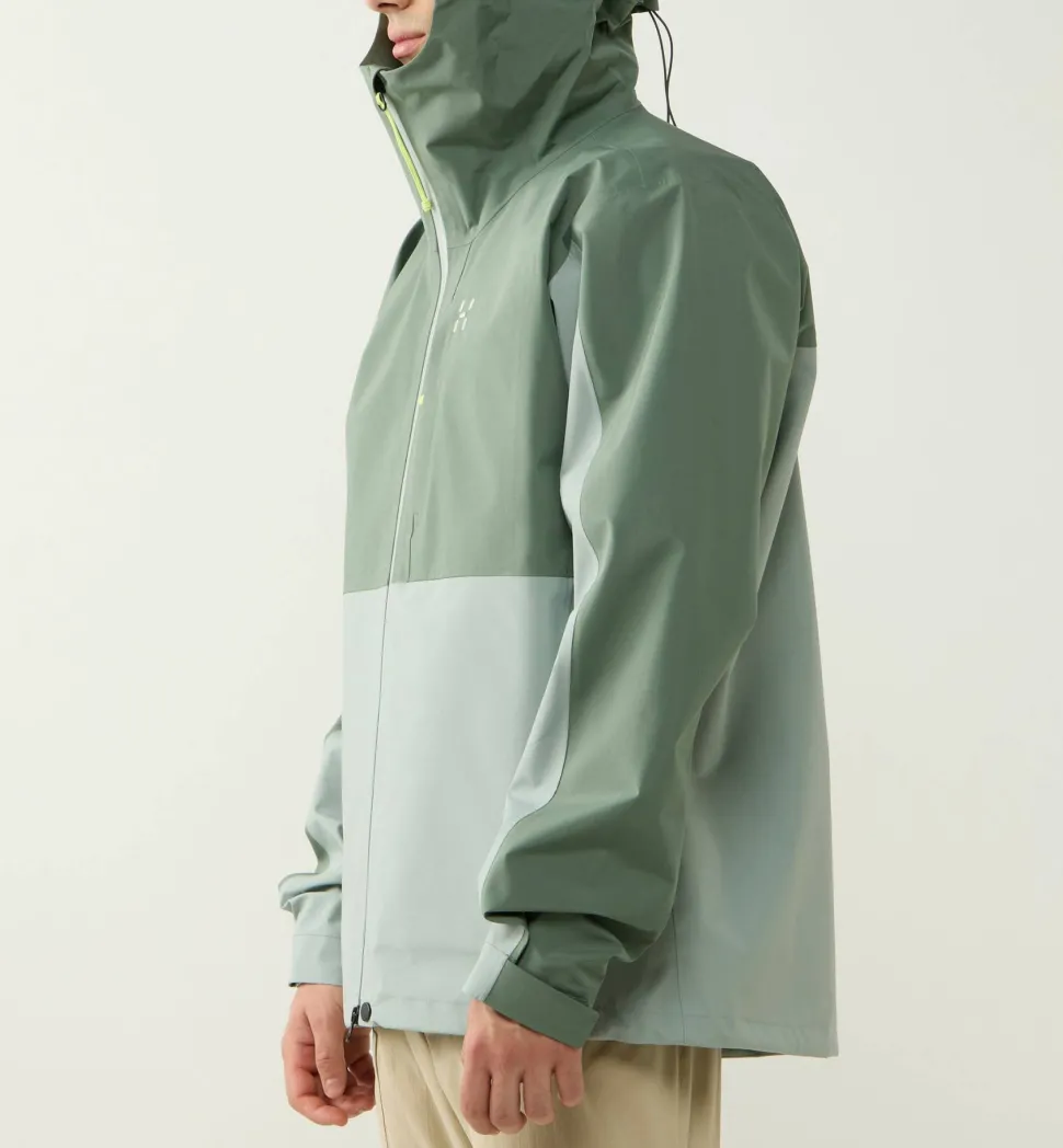 Haglöfs Men's Front Proof II Jacket Chlorophyll Green/dew Green